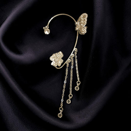 Butterfly Crystal Ear Cuff